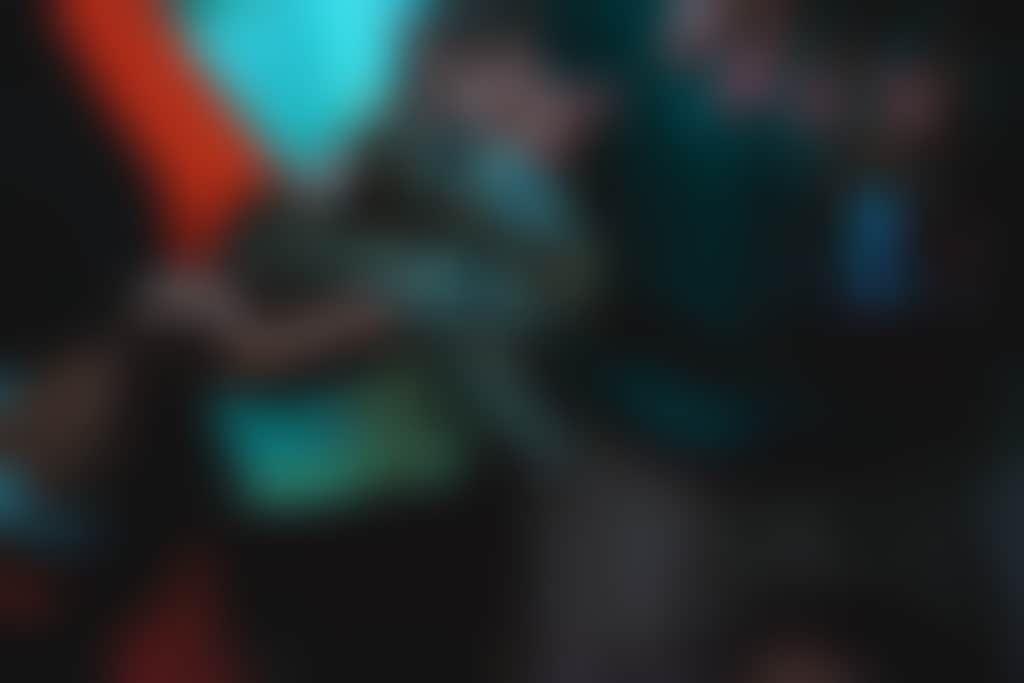 Snake or python held in hands