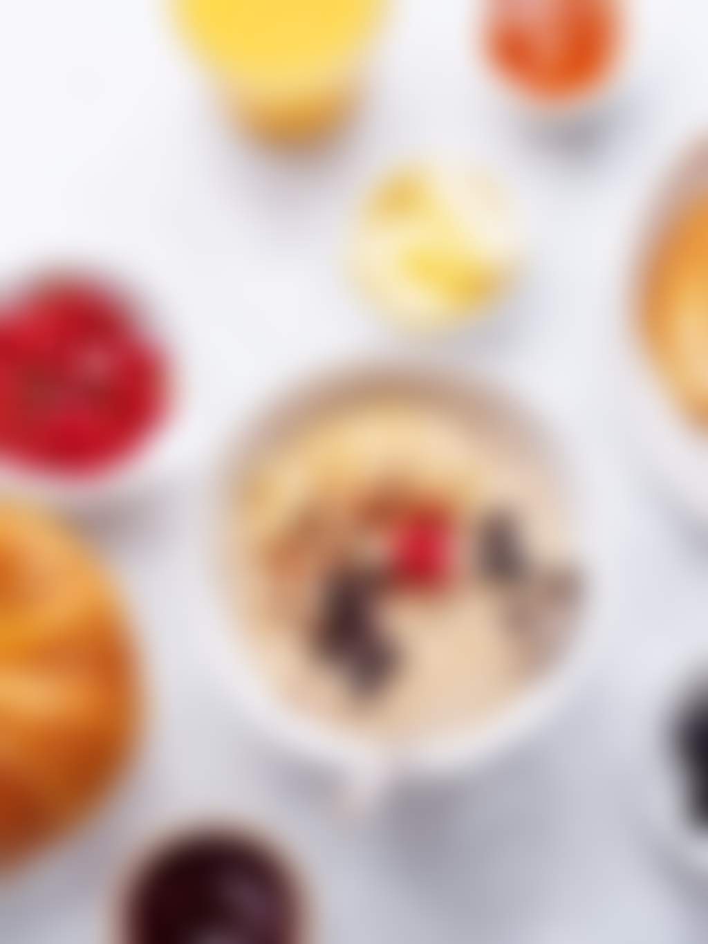 Breakfast flat lay d