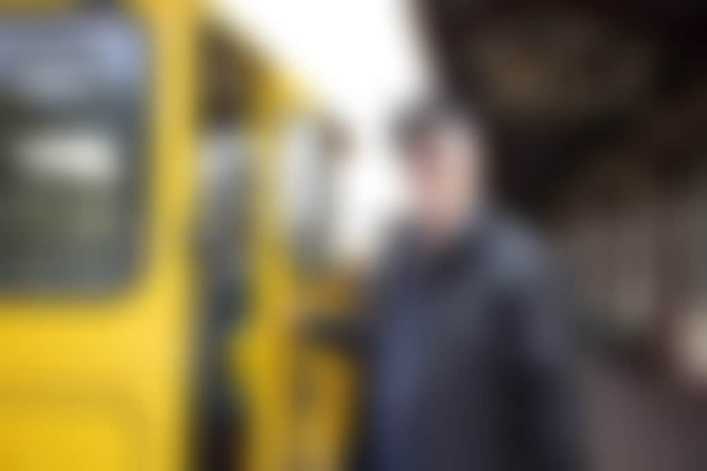 Vintage train volunteer driver