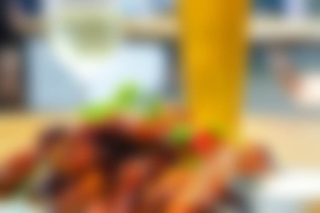 Mash brewing spicy wings and beer