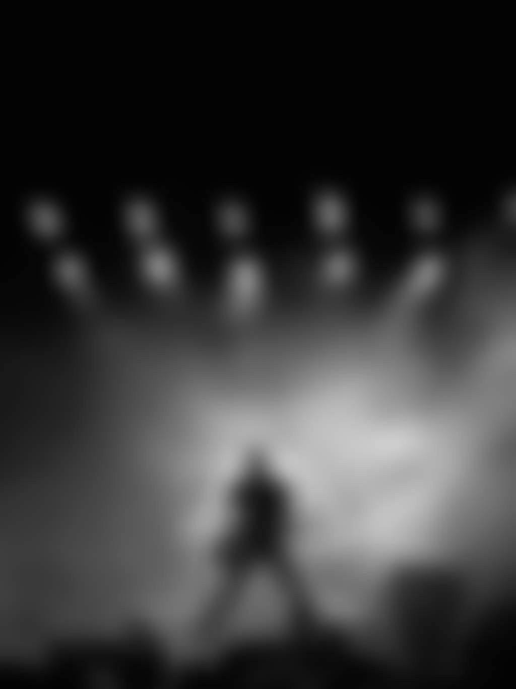 Live band in stage lights