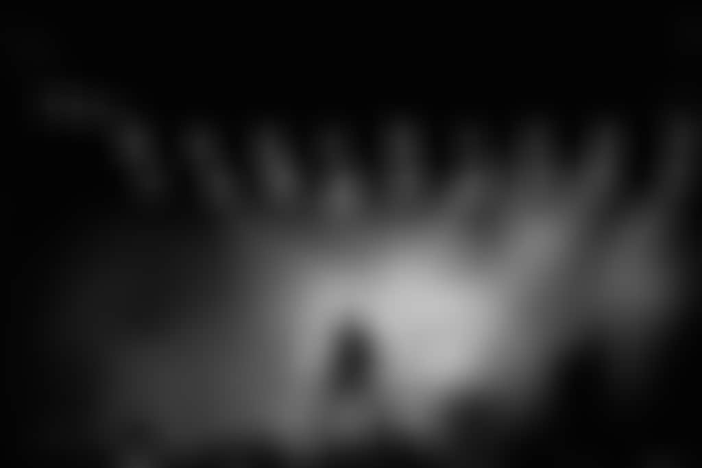 Live band in stage lights