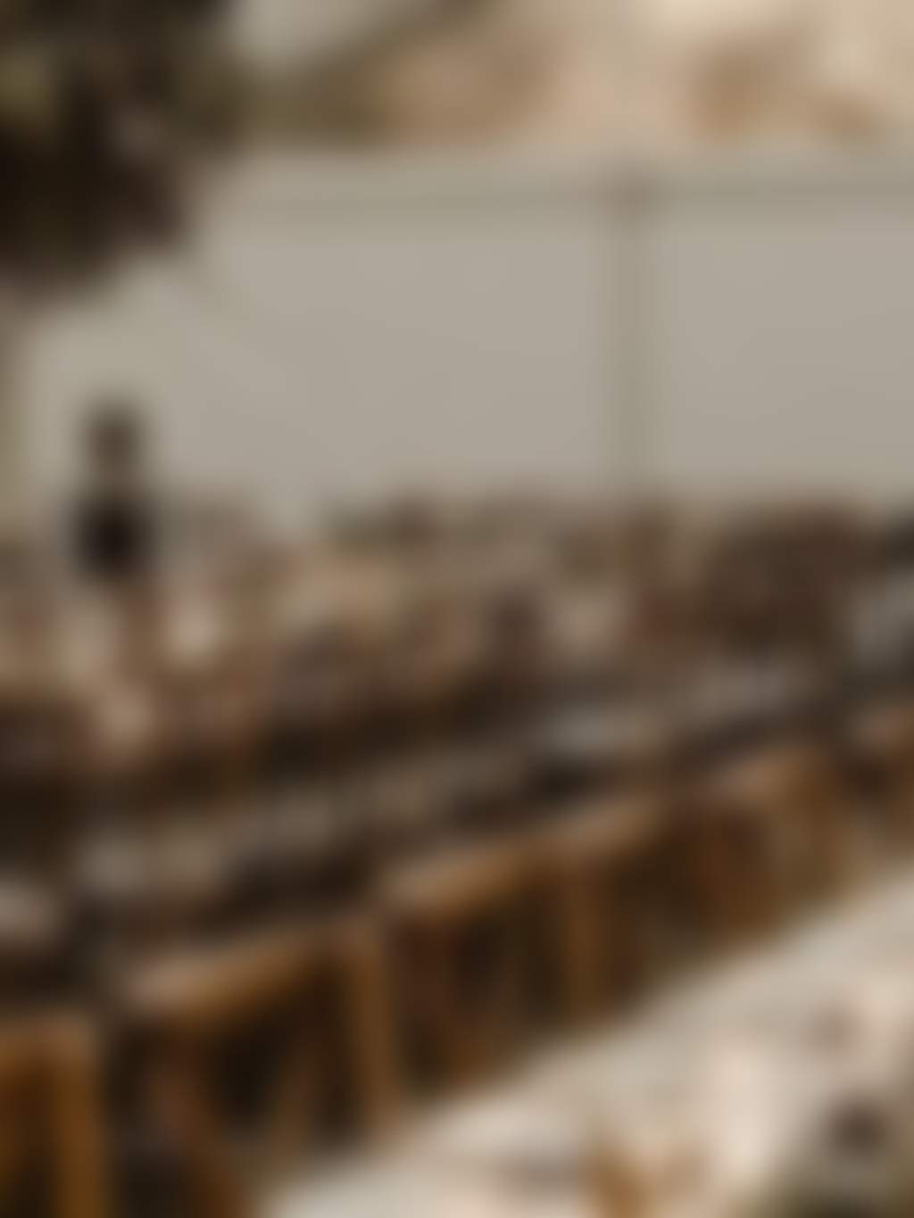 Olive river estate marquee setting