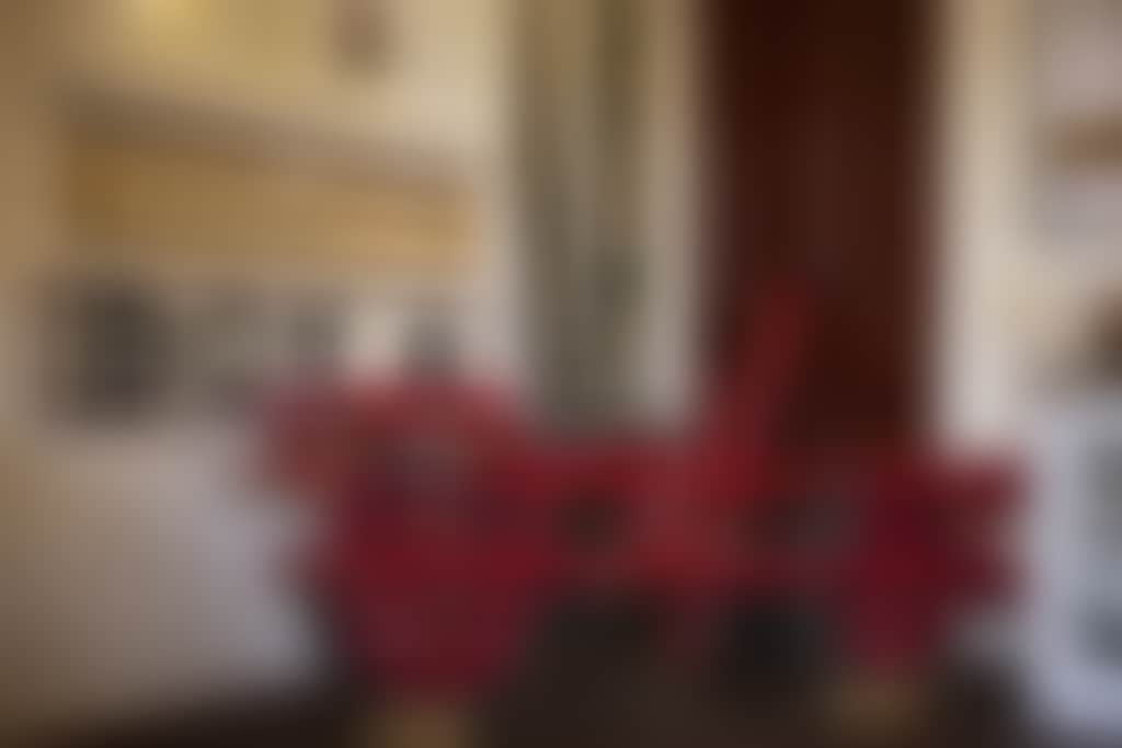 Vintage train museum display