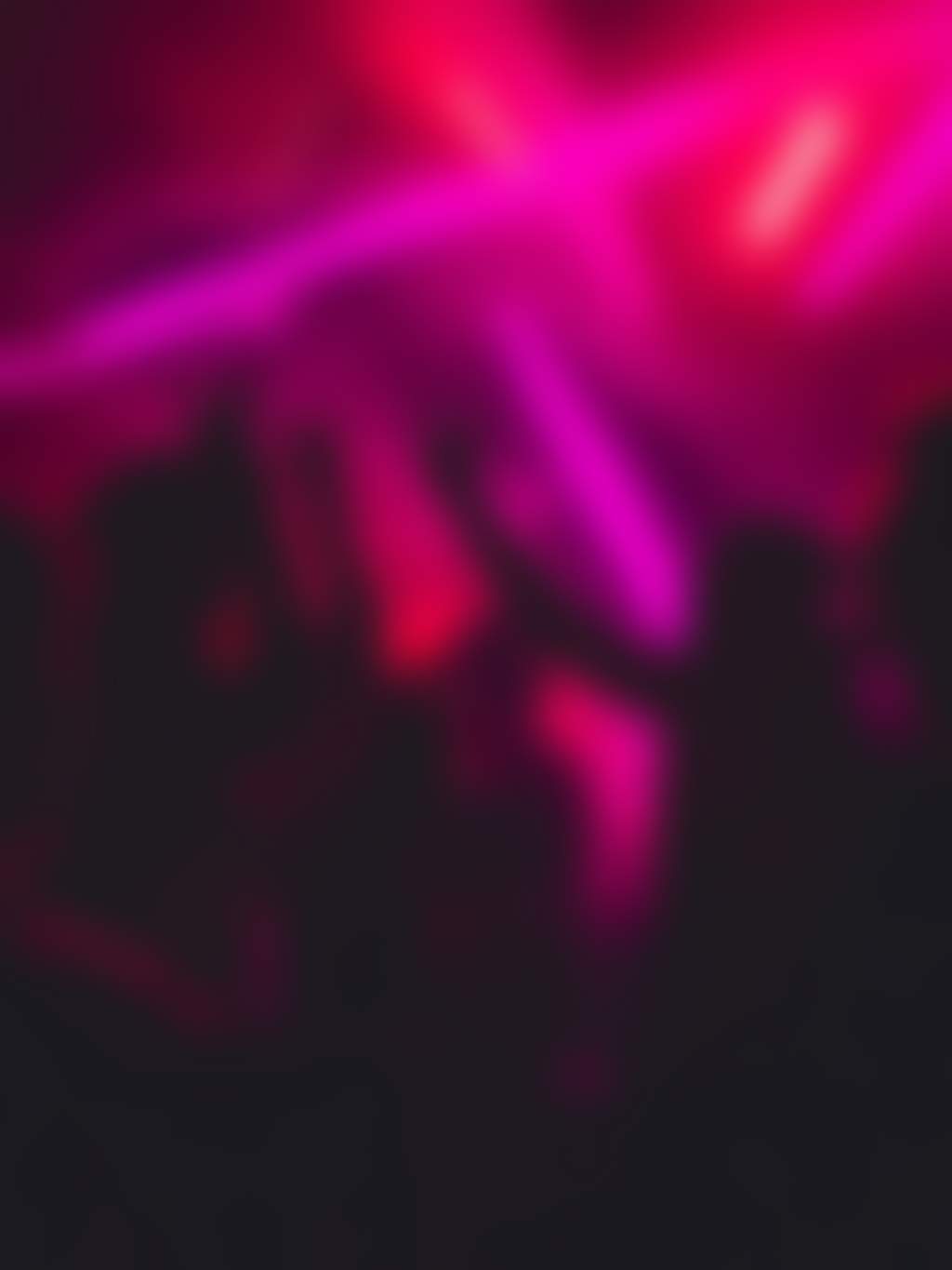 Dancing crowd pink neon