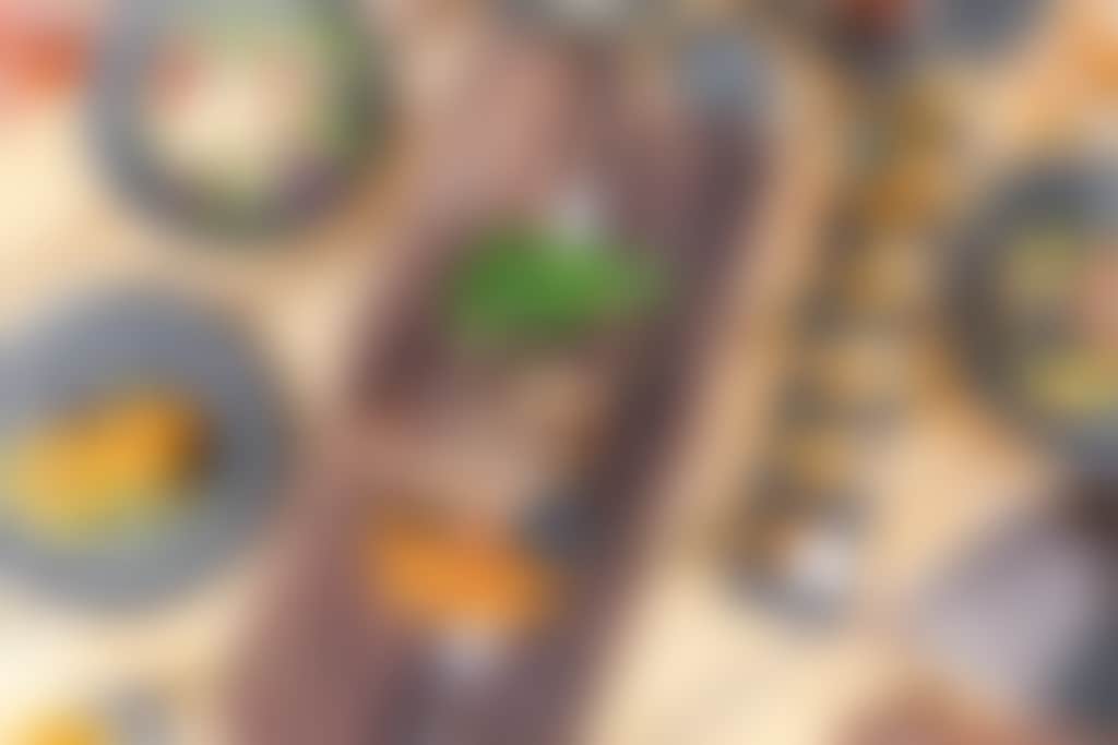 Funk 2 0 food and cider paddle at table