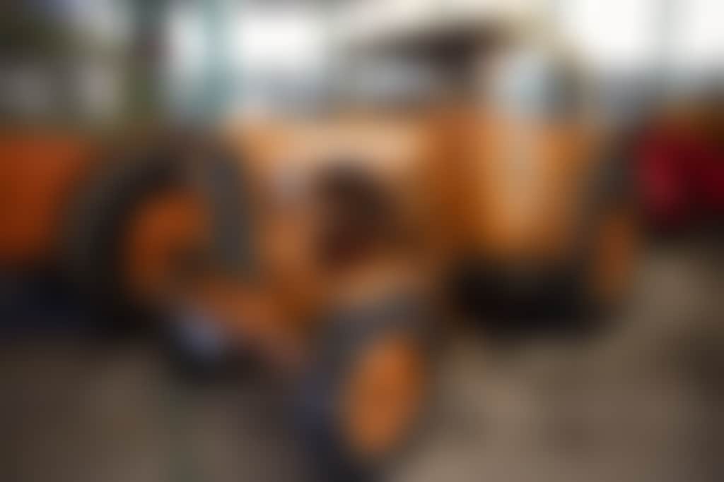 Tractor museum orange chamberlain tractor