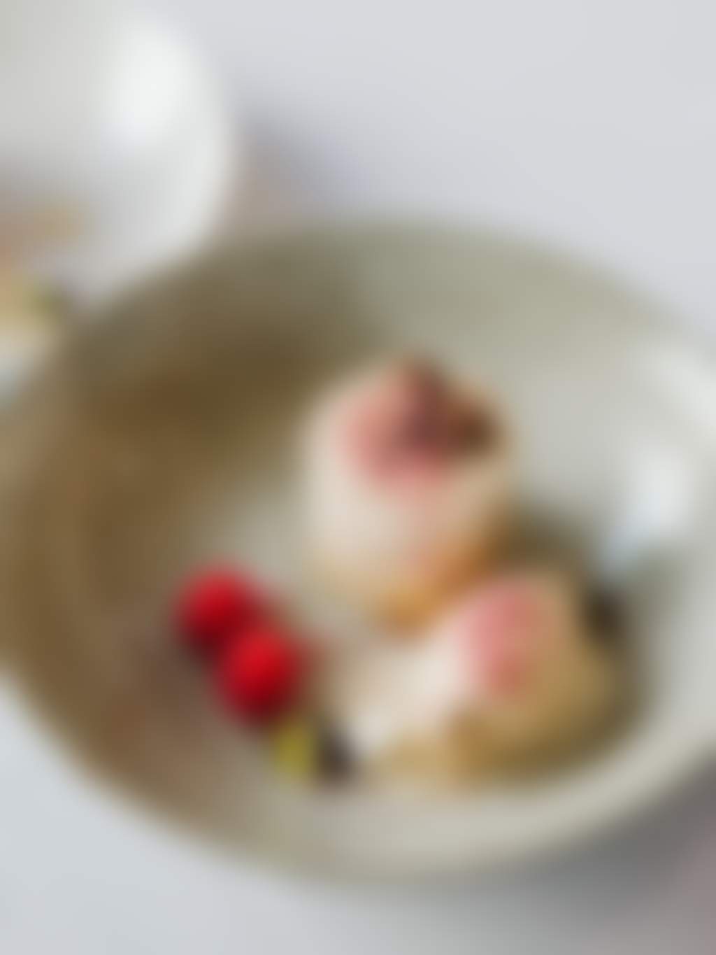 Muscats fine dining dessert plates