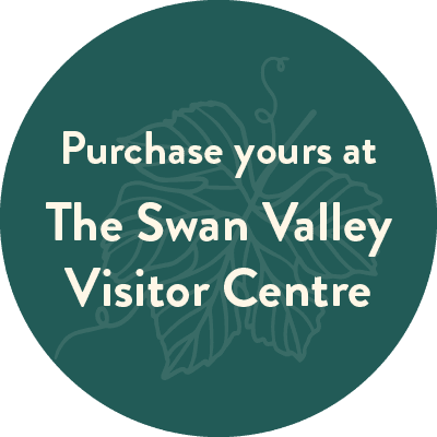 Purchase yours at the Swan Valley Visitor Centre