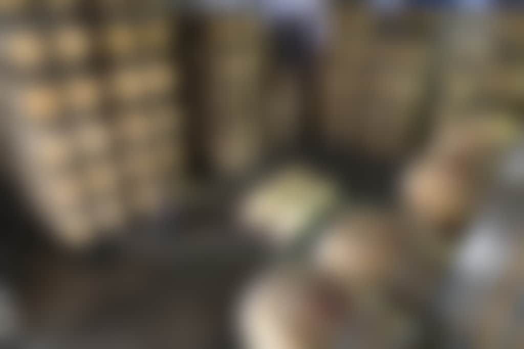 Sandalford Winery Tour Wine barrels from aerial walkway