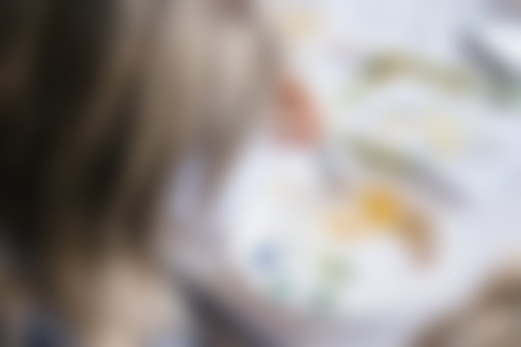 Art class adult paint palette