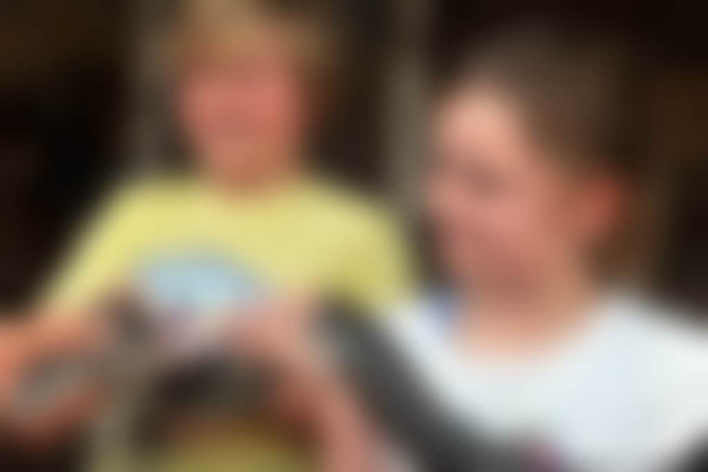 Caversham Wildlife Park kids holding snake g