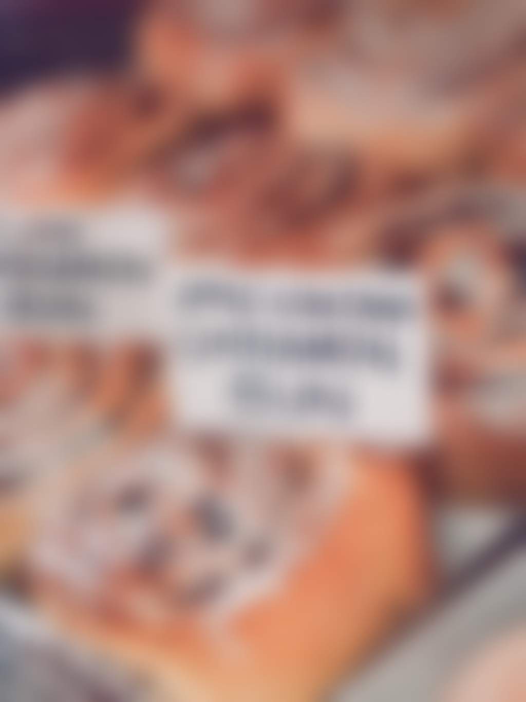 Guildford Town Bakery cinnamon bun display