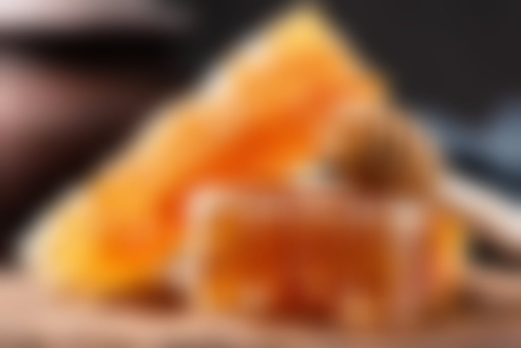 Honeycomb and honey dipper