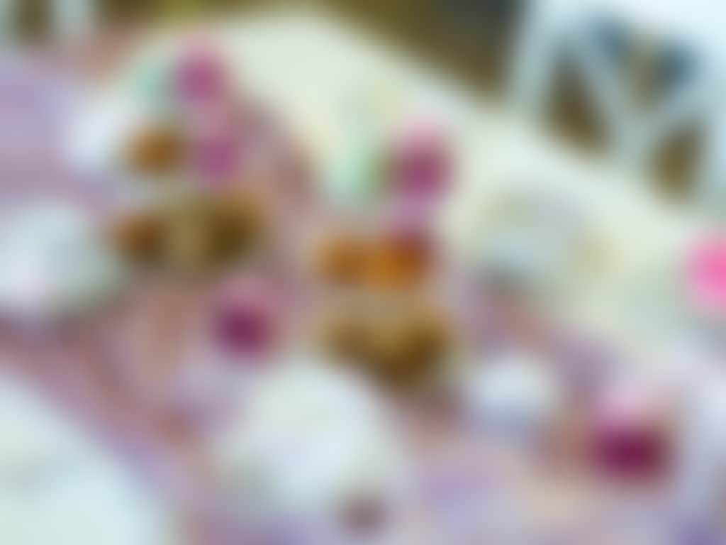 Champagne Gumboots tiered plate of cakes